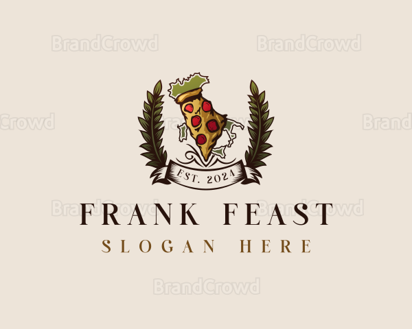 Italian Pizza Food Logo