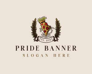 Italian Pizza Food logo design