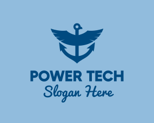 Eagle Anchor Ship Logo