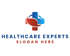 Modern Medical Cross logo design