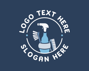 Spray - Sanitation Tool Maintenance logo design