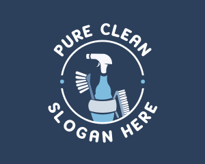 Sanitize - Sanitation Tool Maintenance logo design