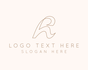 Monoline - Fashion Boutique Letter H logo design