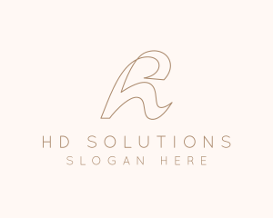 Fashion Boutique Letter H logo design