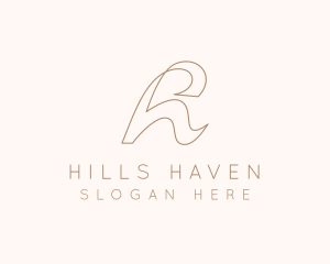 Fashion Boutique Letter H logo design