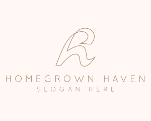 Fashion Boutique Letter H logo design