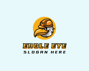 Eagle Electrician Helmet logo design