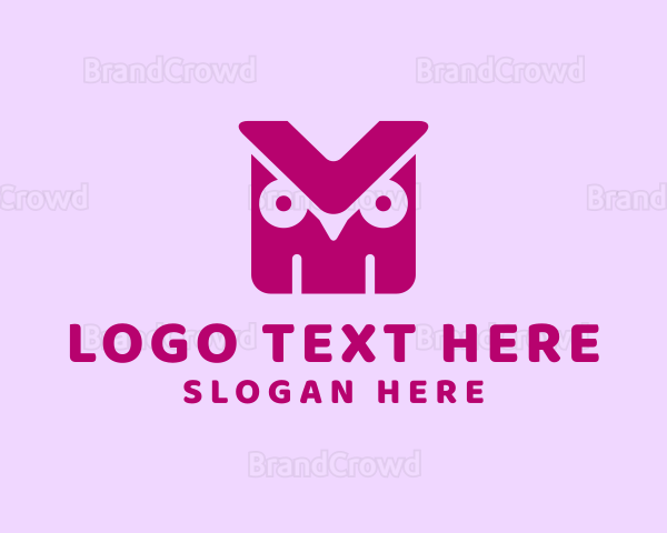 Generic Owl Letter VM Logo