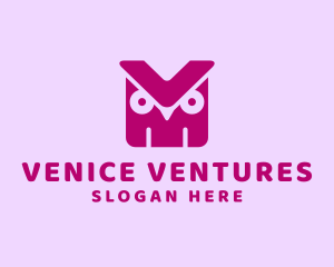 Generic Owl Letter VM logo design