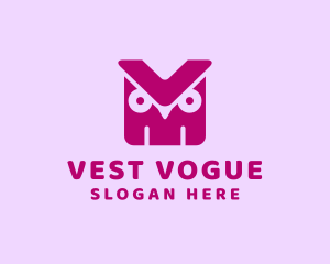 Generic Owl Letter VM logo design