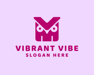 Generic Owl Letter VM logo design