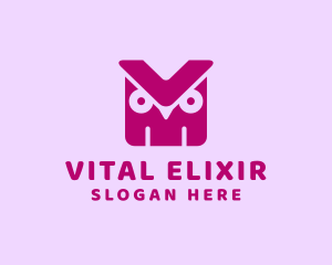 Generic Owl Letter VM logo design