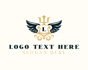 Wedding - Wings Royal Monarchy logo design