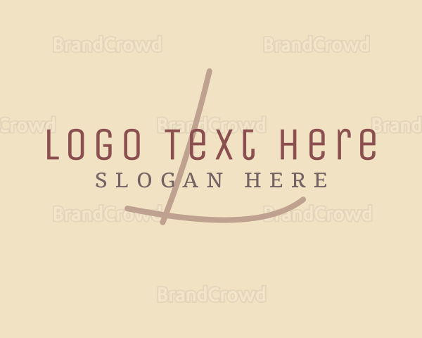 Feminine Stylish Brand Logo