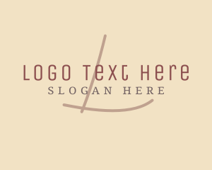 Brand - Feminine Stylish Brand logo design