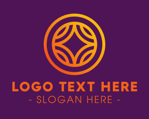 Commercial - Gold Circle Pattern logo design