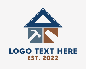 Ruler - Home Renovation Tools logo design