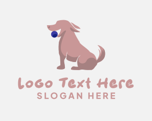 Dog Product - Pet Ball Dog logo design