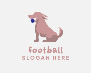 Pet Ball Dog Logo