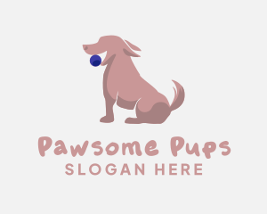 Pet Ball Dog logo design