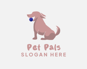 Pet Ball Dog logo design