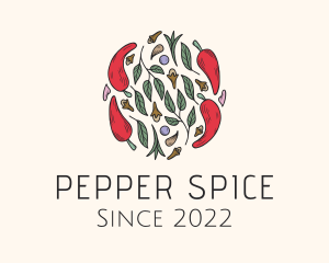 Pepper - Chili Pepper Herbs logo design