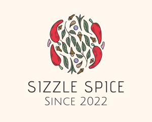 Chili Pepper Herbs logo design