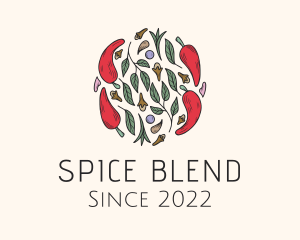 Seasoning - Chili Pepper Herbs logo design