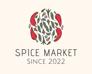 Chili Pepper Herbs logo design