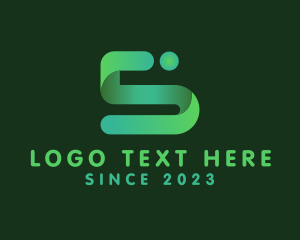 Letter S - 3D Technology Software logo design