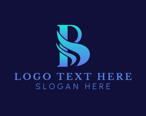 Letter - Elegant Letter B logo design