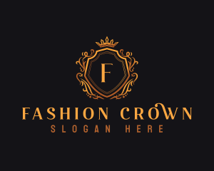 Elegant Ornamental Crest logo design