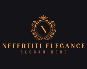 Elegant Ornamental Crest logo design