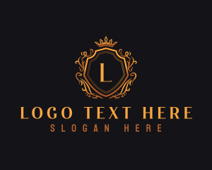 Insignia - Elegant Ornamental Crest logo design