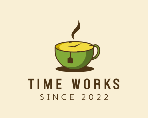 Time - Tea Time Cafe logo design