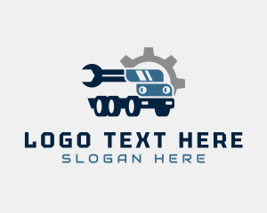 Mechanical - Wrench Mechanic Truck logo design