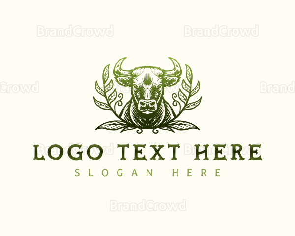 Cattle Farm Livestock Logo