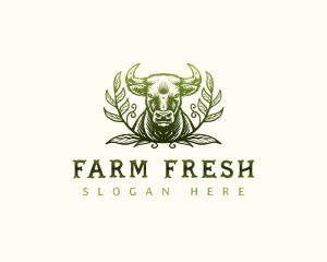 Cattle Farm Livestock logo design