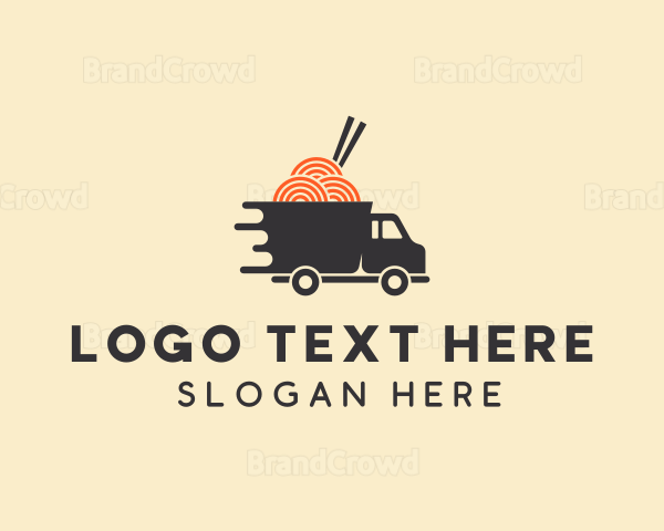 Ramen Food Truck Snack Logo