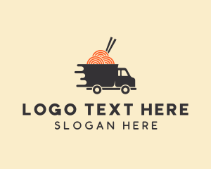 Diner - Ramen Food Truck logo design