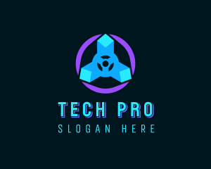 Digital Tech Developer logo design