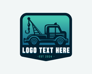 Emblem - Tow Truck Dispatch logo design