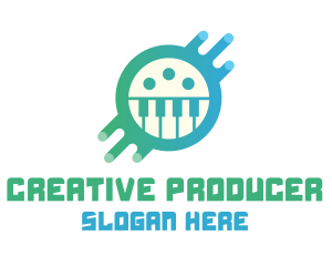 Producer - Digital Piano Media logo design