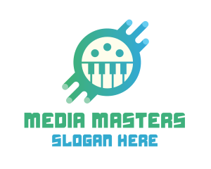 Media - Digital Piano Media logo design