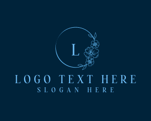 Organic - Floral Beauty Skincare logo design
