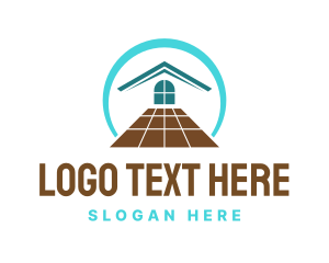 Industry - House Wood Floor logo design