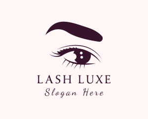 Eye Beauty Lashes logo design