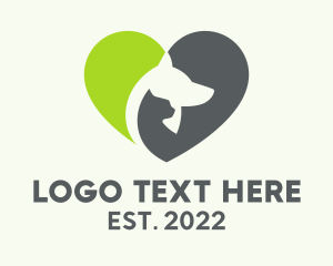 Pet Adoption - Pet Heart Adoption logo design