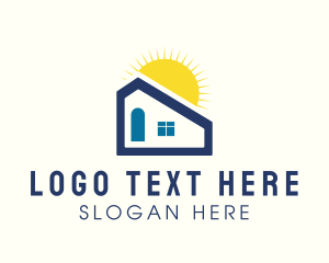 Mortgage - Sun Roof Realty logo design