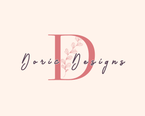 Organic Feminine Nature logo design